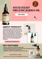 SWEETGLIST Organic Jojoba Oil - 4 fl oz