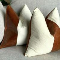 Luxurious Leather Cushions for Elegance