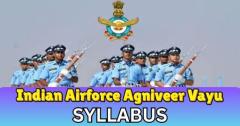 INDIAN AIRFORCE AGNIVEER VAYU SYLLABUS