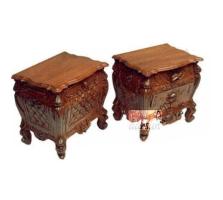 AARSUN SHEESHAM WOOD SIDE TABLE