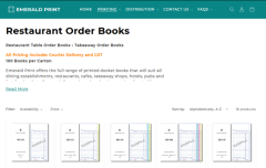 High-Quality Restaurant Docket Books for Efficient Service