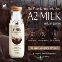 Pure A2 Desi Cow Milk delivery in Bangalore swarnika organic Farm