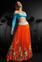 Shop Lake Paradise- Skirt With Blouse At Nautanky