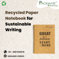 Recycled Paper Notebook for Sustainable Writing