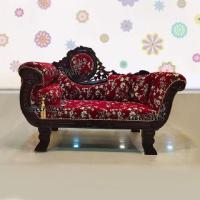 AARSUN FLORAL DESIGN CARVING COUCH