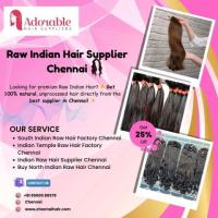 Raw Indian Hair Supplier in Chennai | +91 95000 80579 