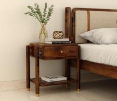 Sarthi Premium Sheesham Wood Bedside Table – Elegance in Every Corner