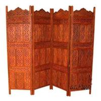 Aarsun Carved Wood Room Divider