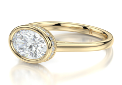 Timeless Love with Hidden Halo Engagement Rings