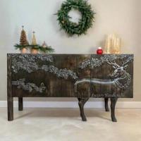 Antique Charm: Buffet Sideboards with Handcarved Features