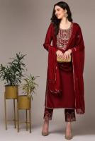 Browse Trendy Red Salwar Suits for 2025