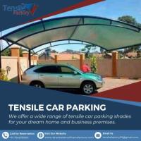 Car parking tensile structure