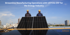 Streamline Manufacturing Operations with UDYOG ERP for the Energy Industry