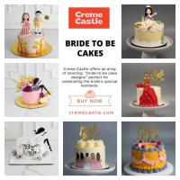 Cake for Bride To Be | Creme Castle