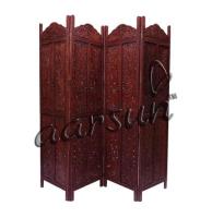 Aarsun Peacock Carving Room Divider in Sheesham Wood