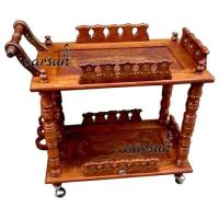 Aarsun Traditional Kitchen Trolley