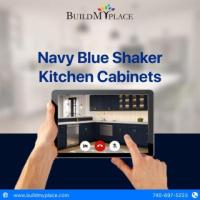 Make a Statement with Navy Blue Shaker Cabinets