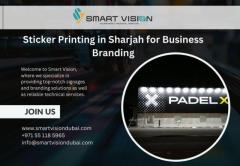 Sticker Printing in Sharjah for Business Branding