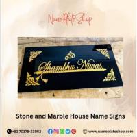 Purchase Stone & Marble Nameplates from Nameplateshop for Your Home