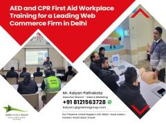 AED and CPR First Aid Workplace Training in Delhi