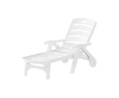 Gardeon Sun Lounger Folding Chair with Wheels for Patio