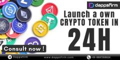 Start your crypto journey today! Launch your own token in just 24 hours with Dappsfirm